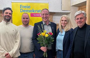FDP unterstützt Bürgermeister Leonhard Spitzauer