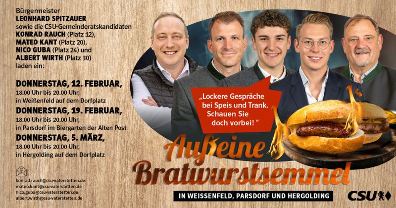 Auf eine Bratwurstsemmel in Weißenfeld