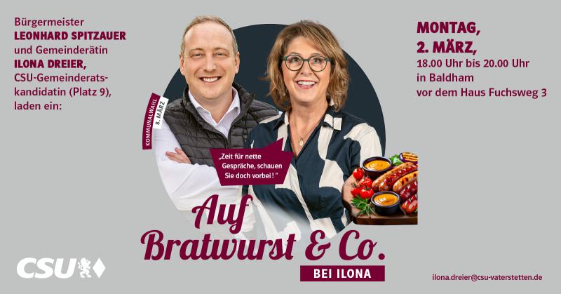 Auf eine Bratwurst & Co. bei Ilona